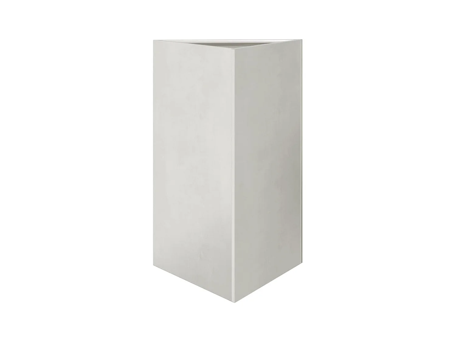 Vaso per fioriera aiuola rialzata piante fiori giardino terrazze set da 2 triangolari 50 x 43 x 75 cm acciaio inox argento 02_0039109