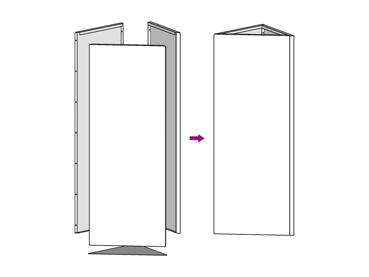 Vaso per fioriera aiuola rialzata piante fiori giardino terrazze set da 2 triangolari 50 x 43 x 75 cm acciaio inox argento 02_0039109