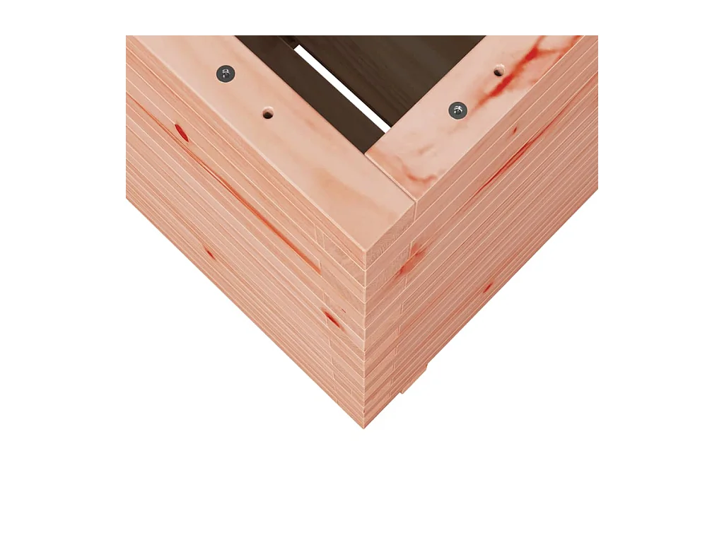 Jardinière bac lit surélevé bois marron 50 x 50 x 72.5 cm 02_0037682