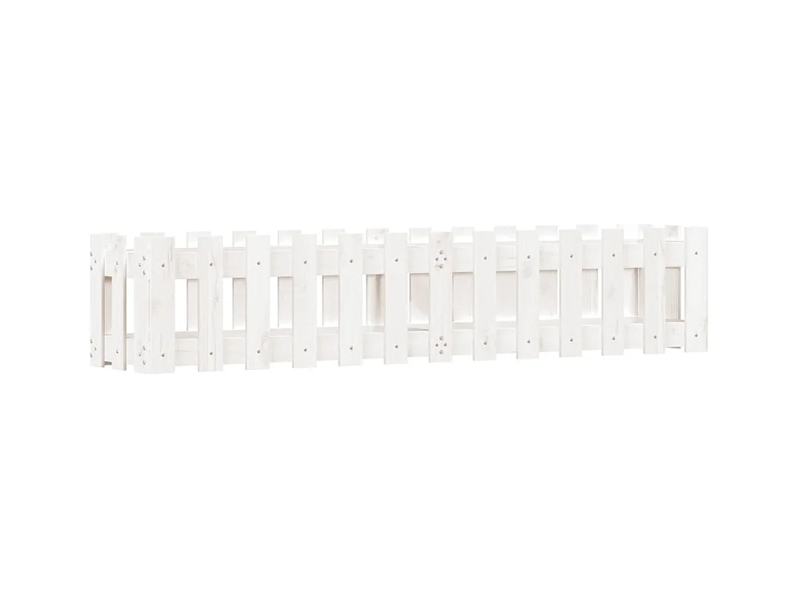 Jardinière bac lit surélevé blanche 150 x 30 x 30 cm 02_0039796