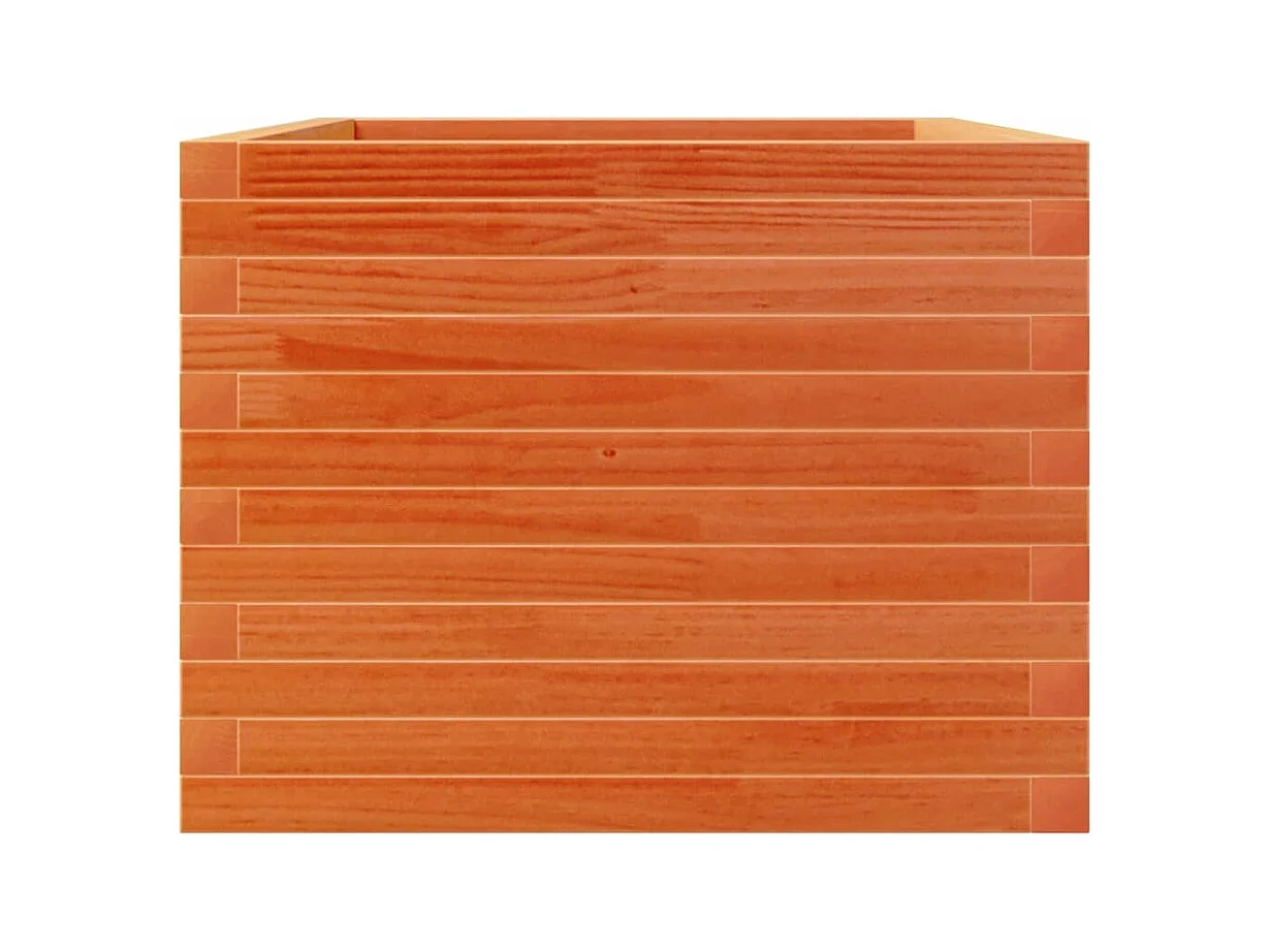 Jardinière bac lit surélevé bois marron 110 x 60 x 46 cm 02_0038441