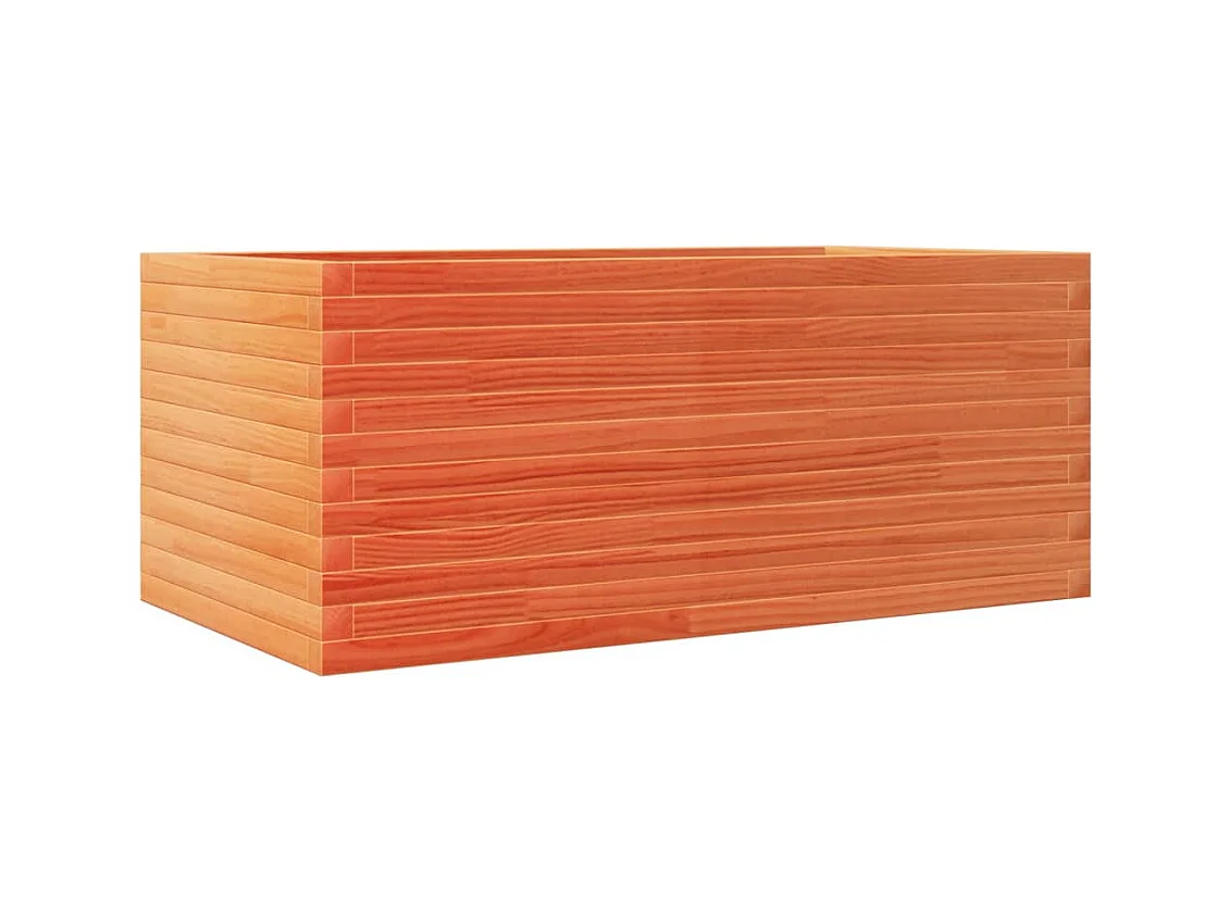 Jardinière bac lit surélevé bois marron 110 x 60 x 46 cm 02_0038441