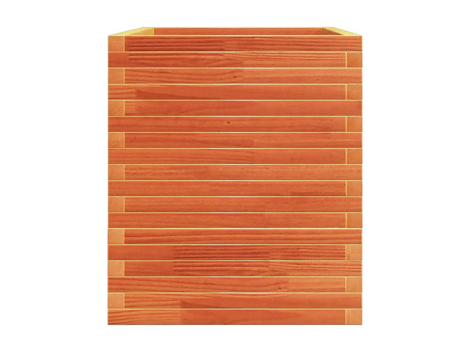 Vassoio per fioriera aiuola rialzata piante fiori terrazza giardino cera 110 x 60 x 72 cm legno di pino massiccio marrone 02_0038444