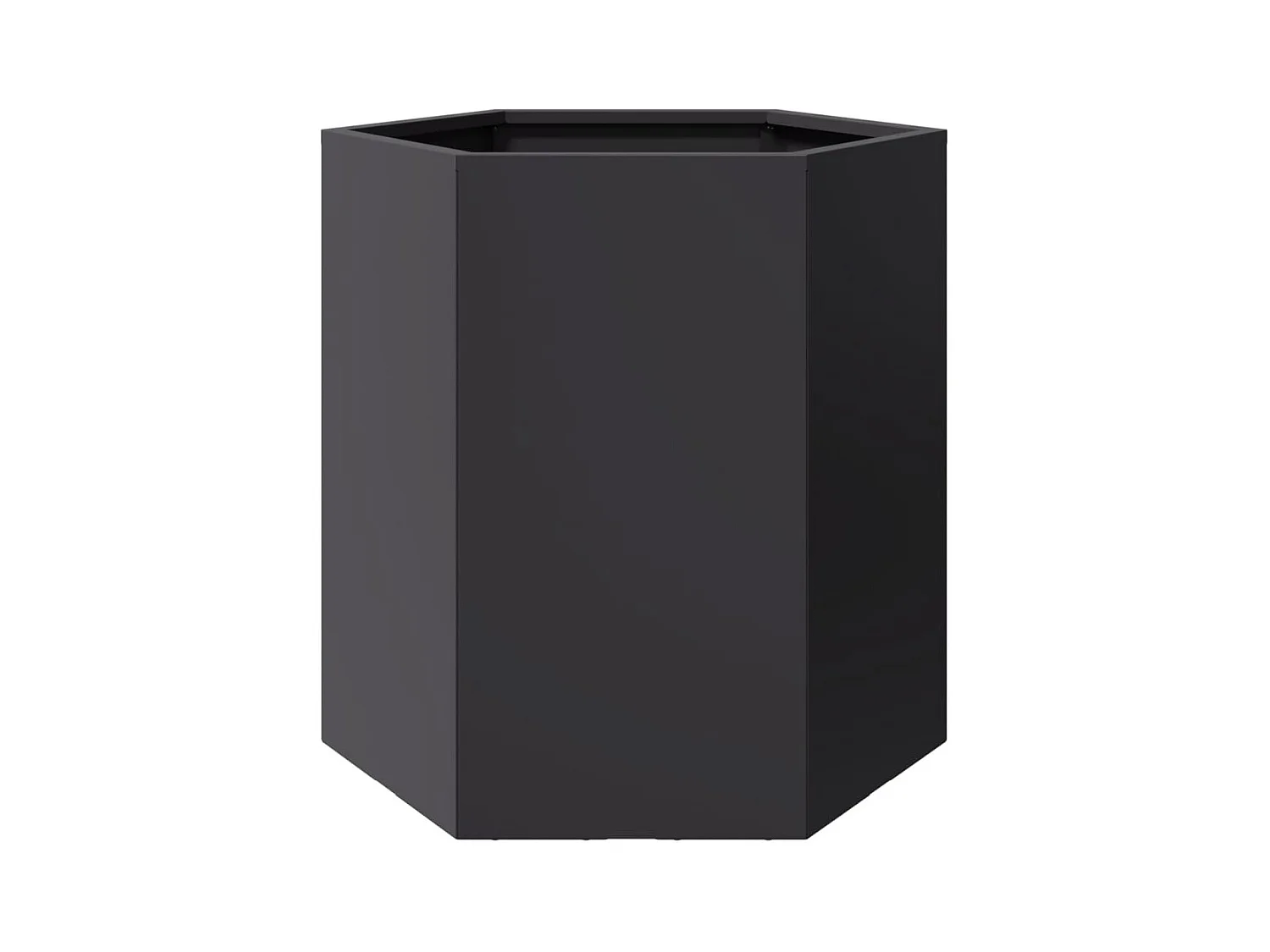 Jardinière bac lit surélevé noire 46 x 40 x 45 cm 02_0039074