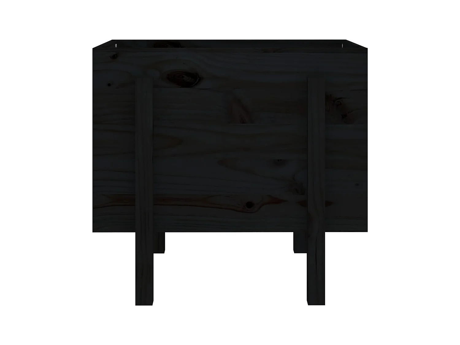 Jardinière bac lit surélevé bois marron 62 x 50 x 57 cm 02_0037764