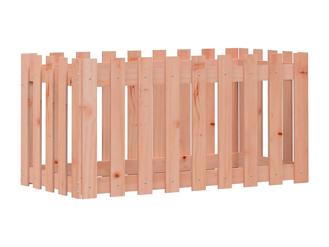 Jardinière bac lit surélevé bois marron 100 x 50 x 50 cm 02_0039825