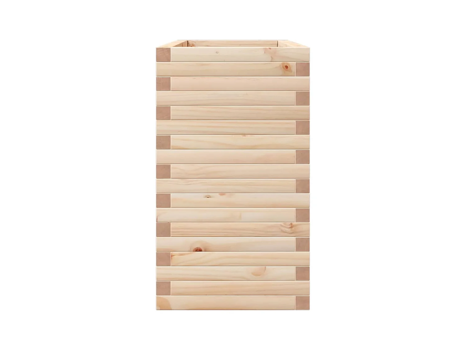 Jardinière bac lit surélevé bois marron 90 x 40 x 68.5 cm 02_0037991