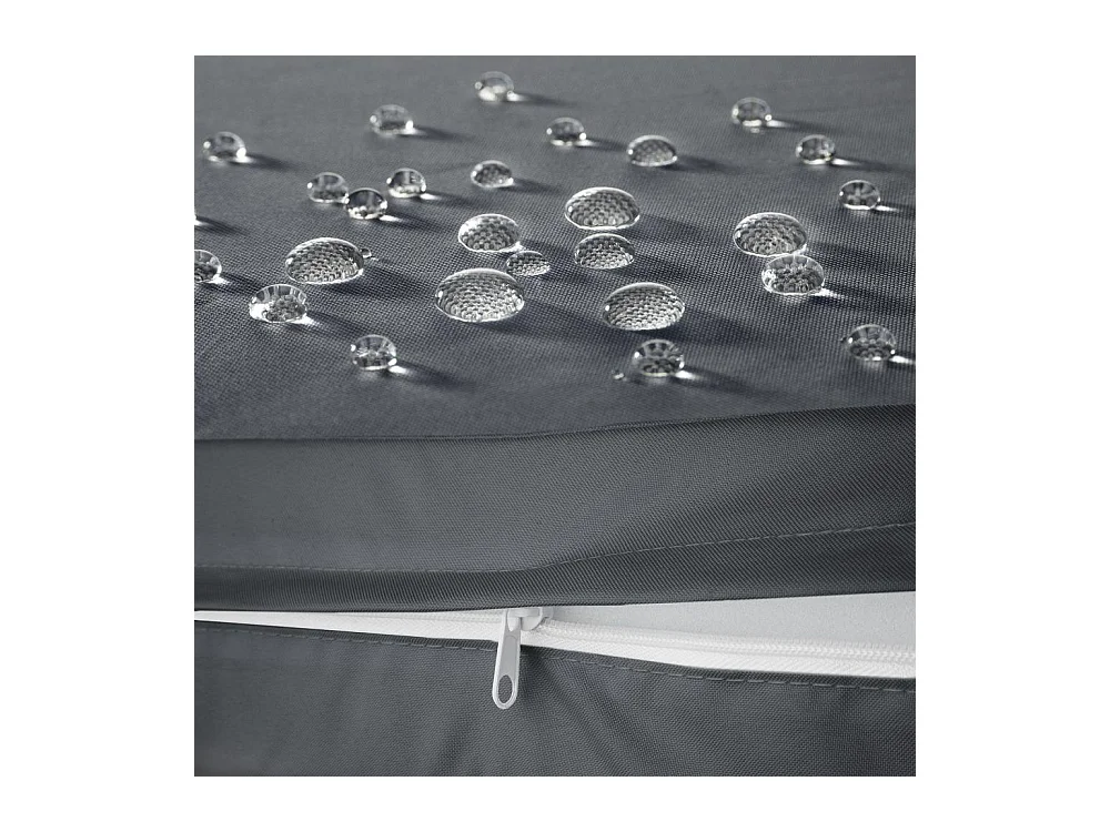 Bain de soleil transat noire 190 x 62 x 74.5 cm 2208057