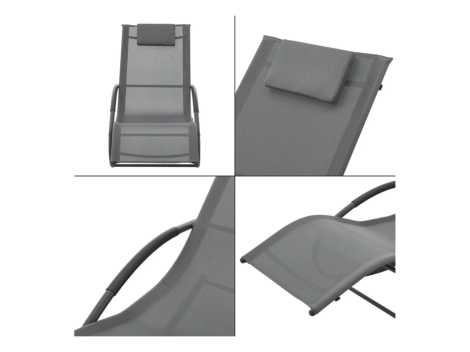 Bain de soleil à grise 174 x 63 x 88 cm 03_0006404