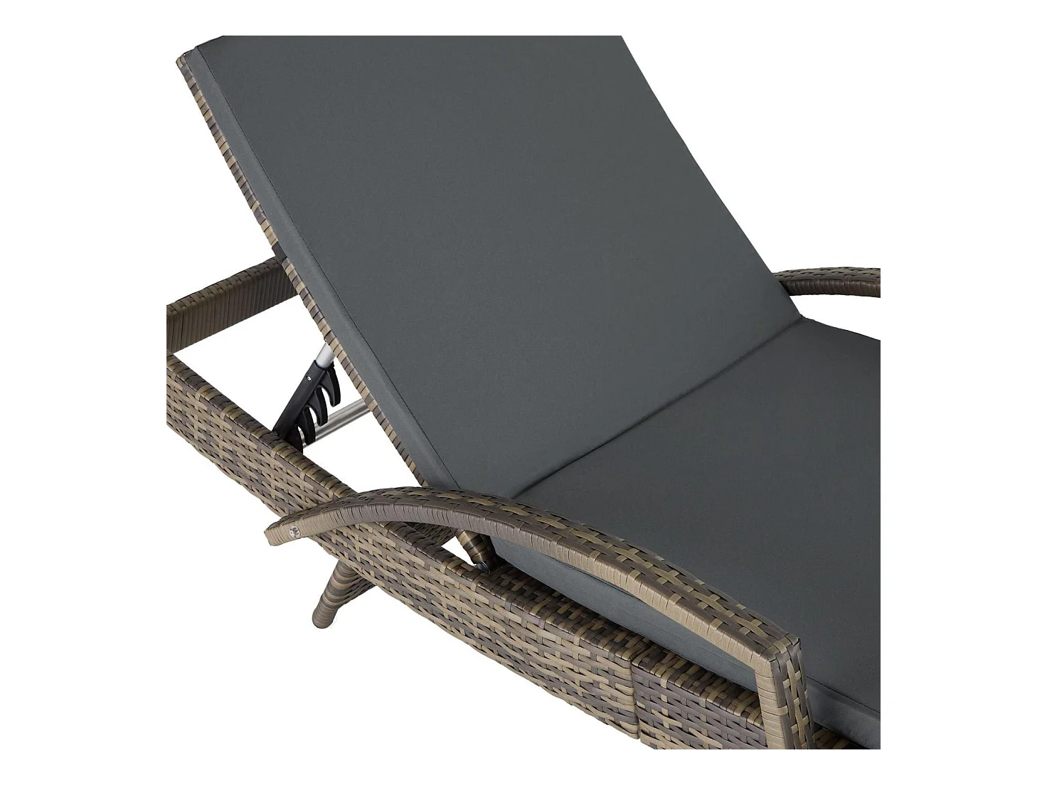 Bain de soleil transat marron 190 x 62 x 74.5 cm 08_0000227