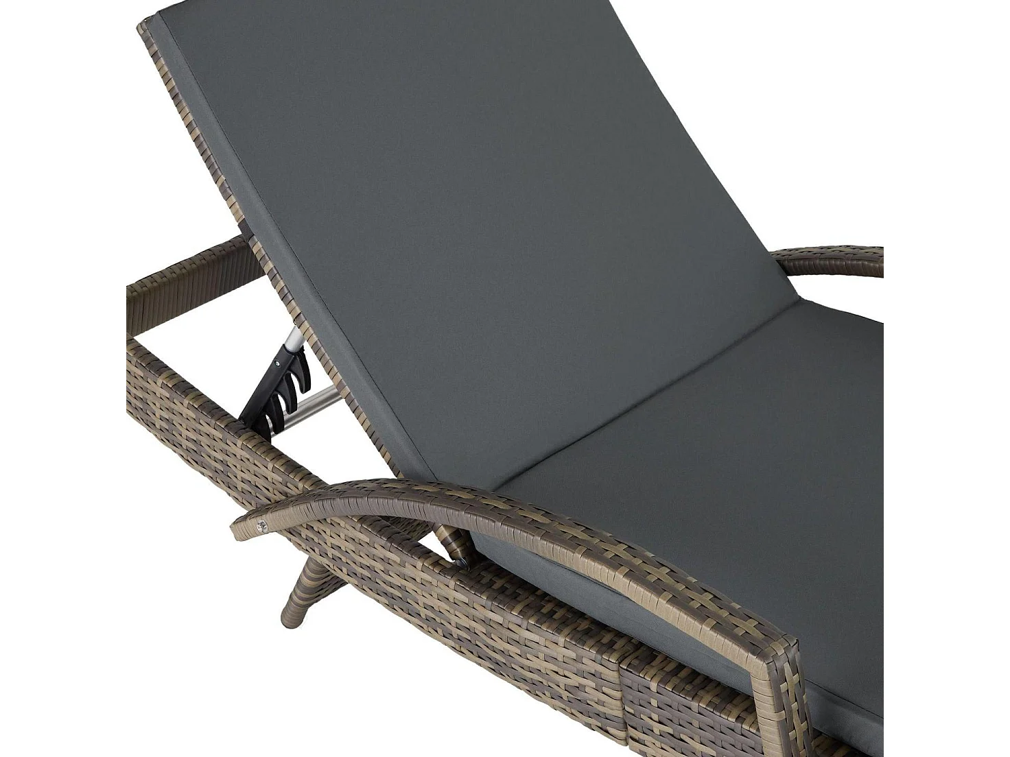 Bain de soleil transat marron 190 x 62 x 74.5 cm 08_0000227