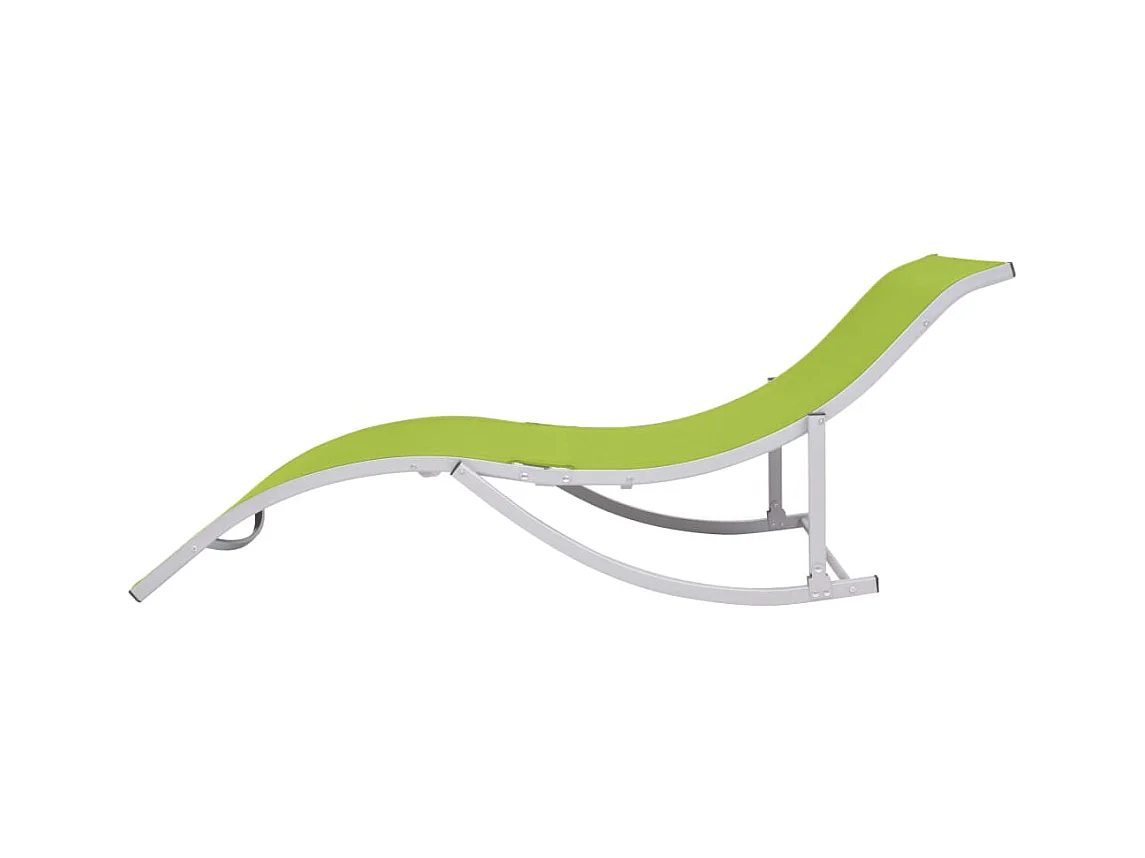 Juego de dos sillones plegables de textilene verde 02_0011954