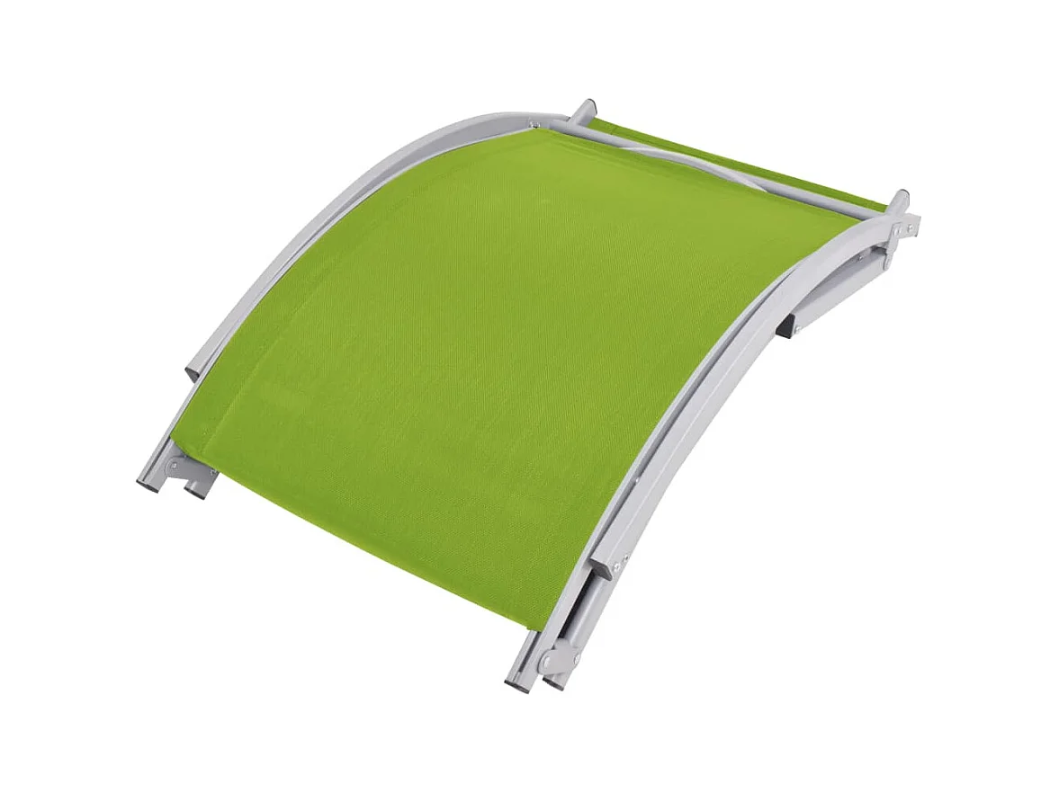 Juego de dos sillones plegables de textilene verde 02_0011954