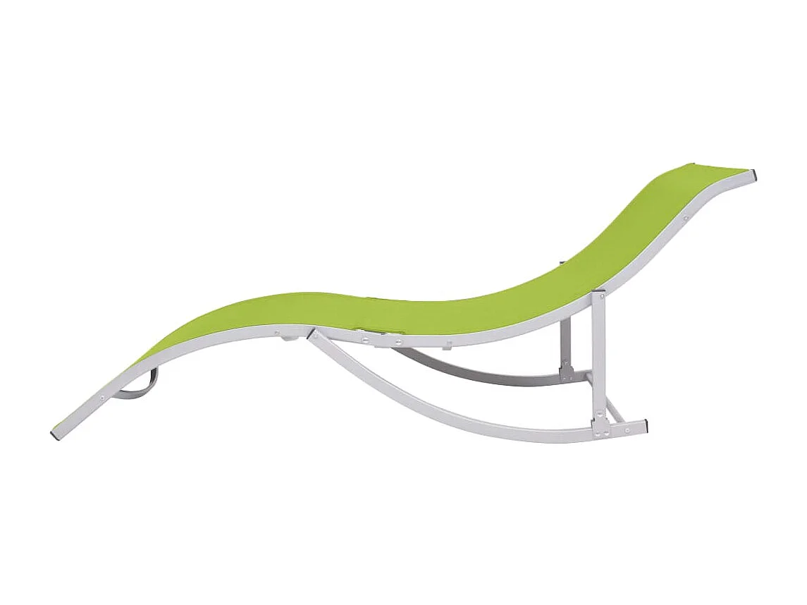 Juego de dos sillones plegables de textilene verde 02_0011954