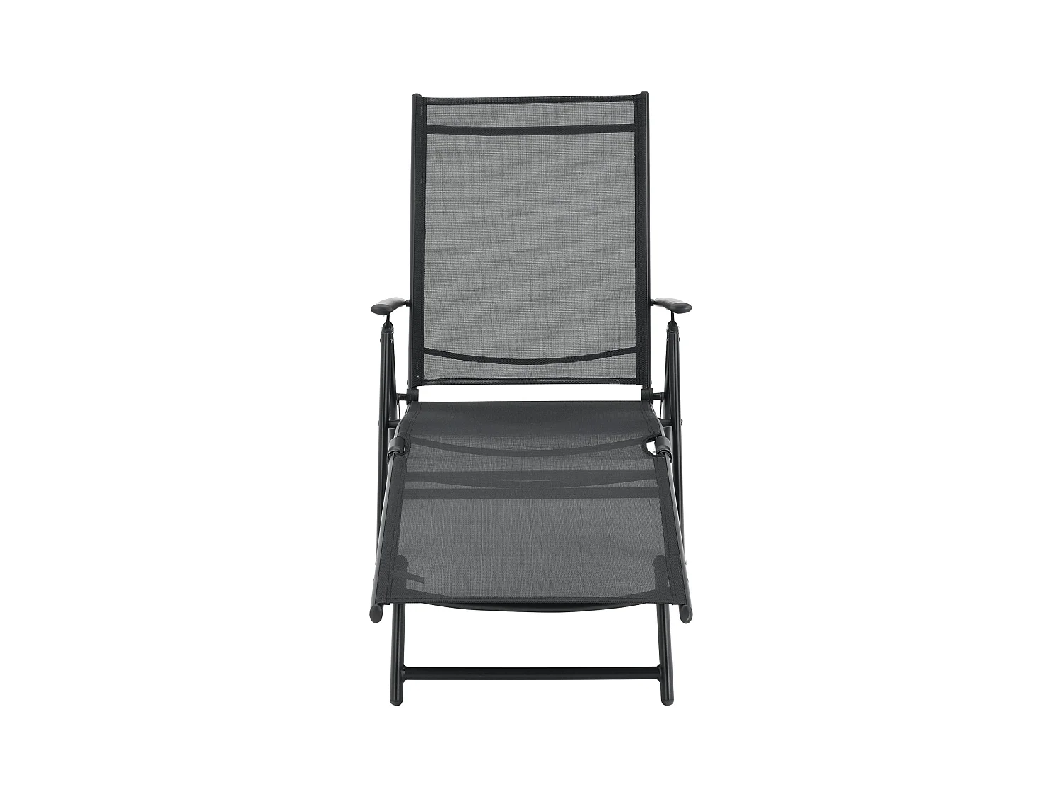 Transat bain de soleil noire 65 x 150 x 86 cm 03_0006406