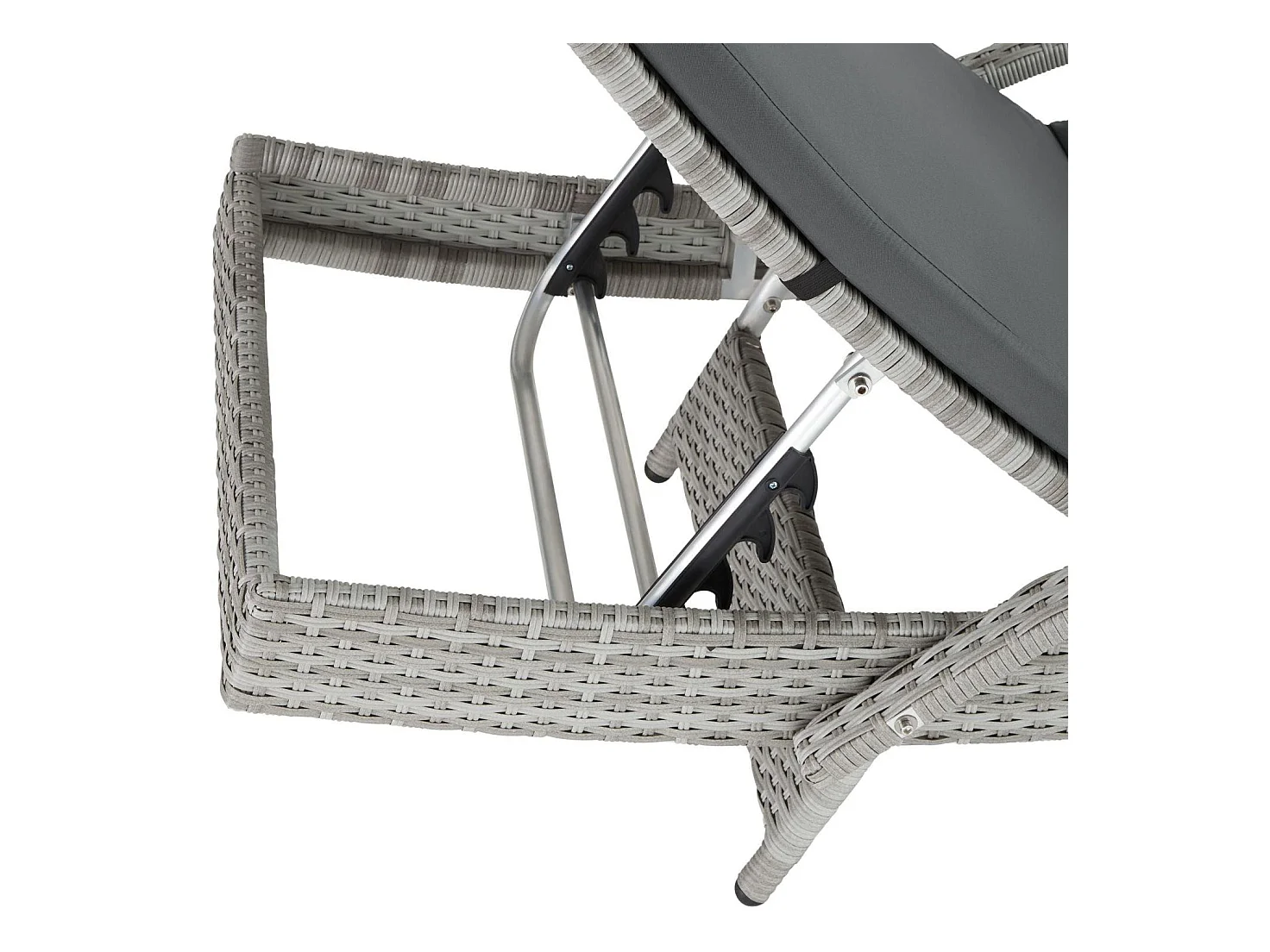 Bain de soleil transat grise 190 x 62 x 34 cm 08_0000226