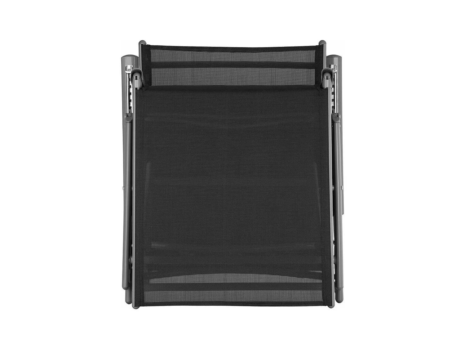 Transat bain de soleil grise 62 x 23 x 74 cm 2208109