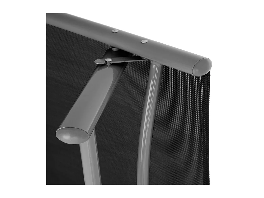 Transat bain de soleil grise 62 x 23 x 74 cm 2208109