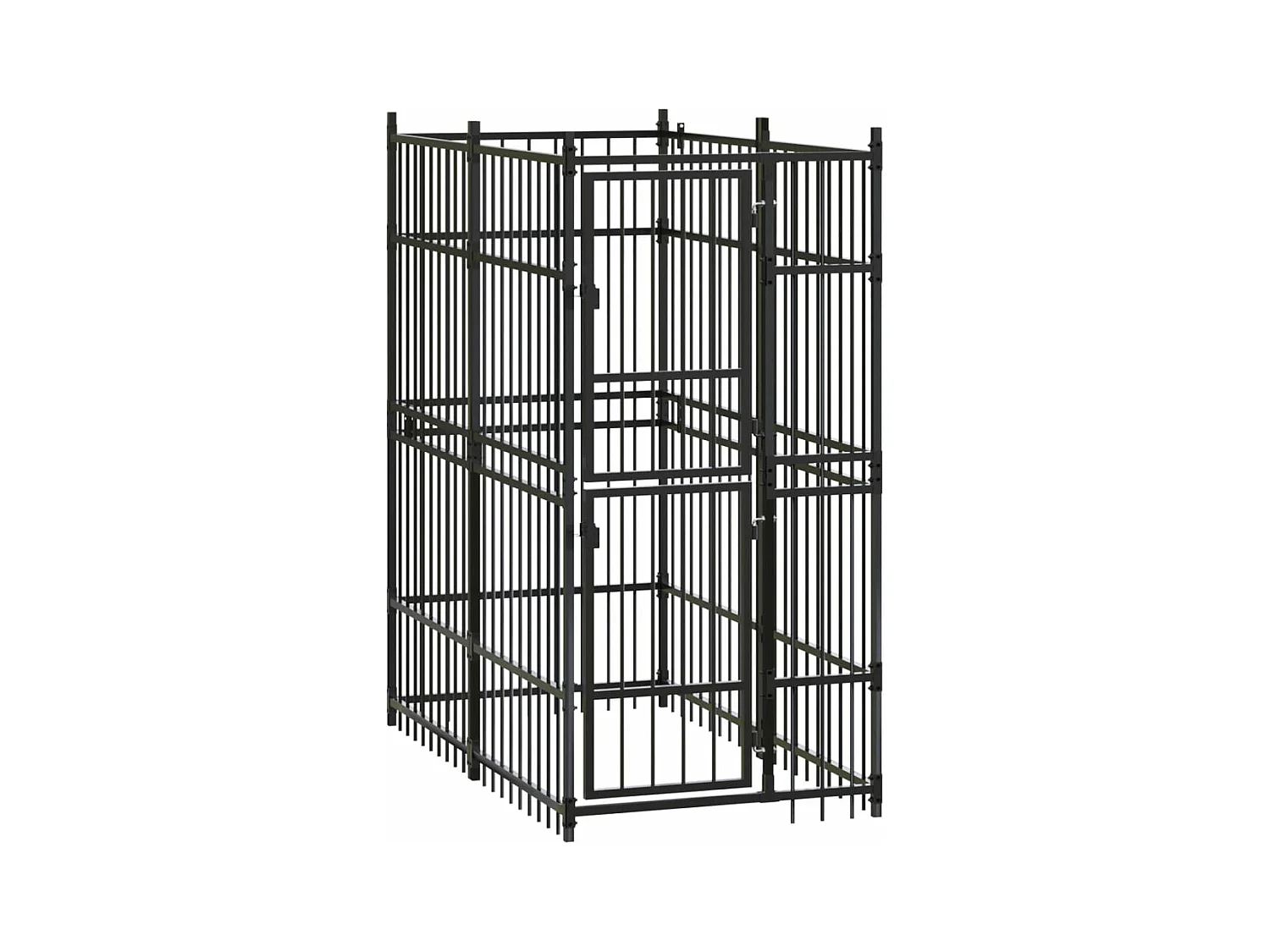 Chenil cage enclos pac noire 96 x 192 x 200 cm 02_0041776