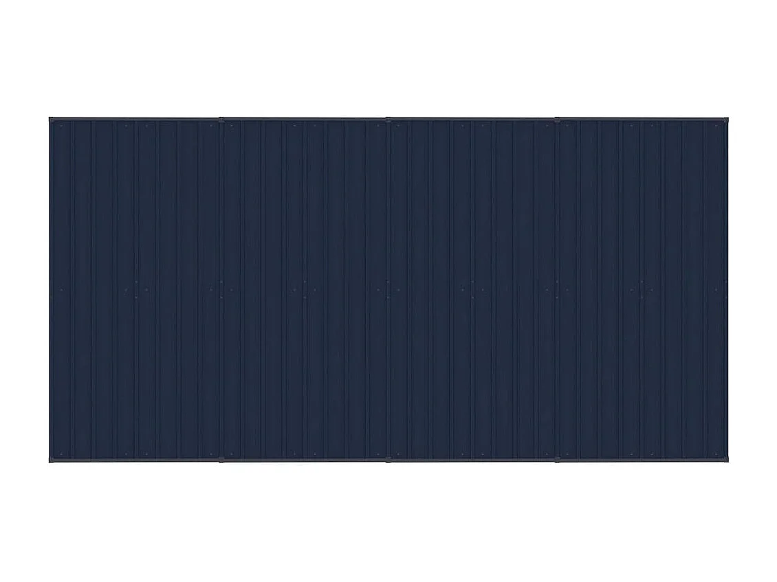 Canil gaiola exterior animal pac com teto para cães aço 7,37 m² preto 02_0041765