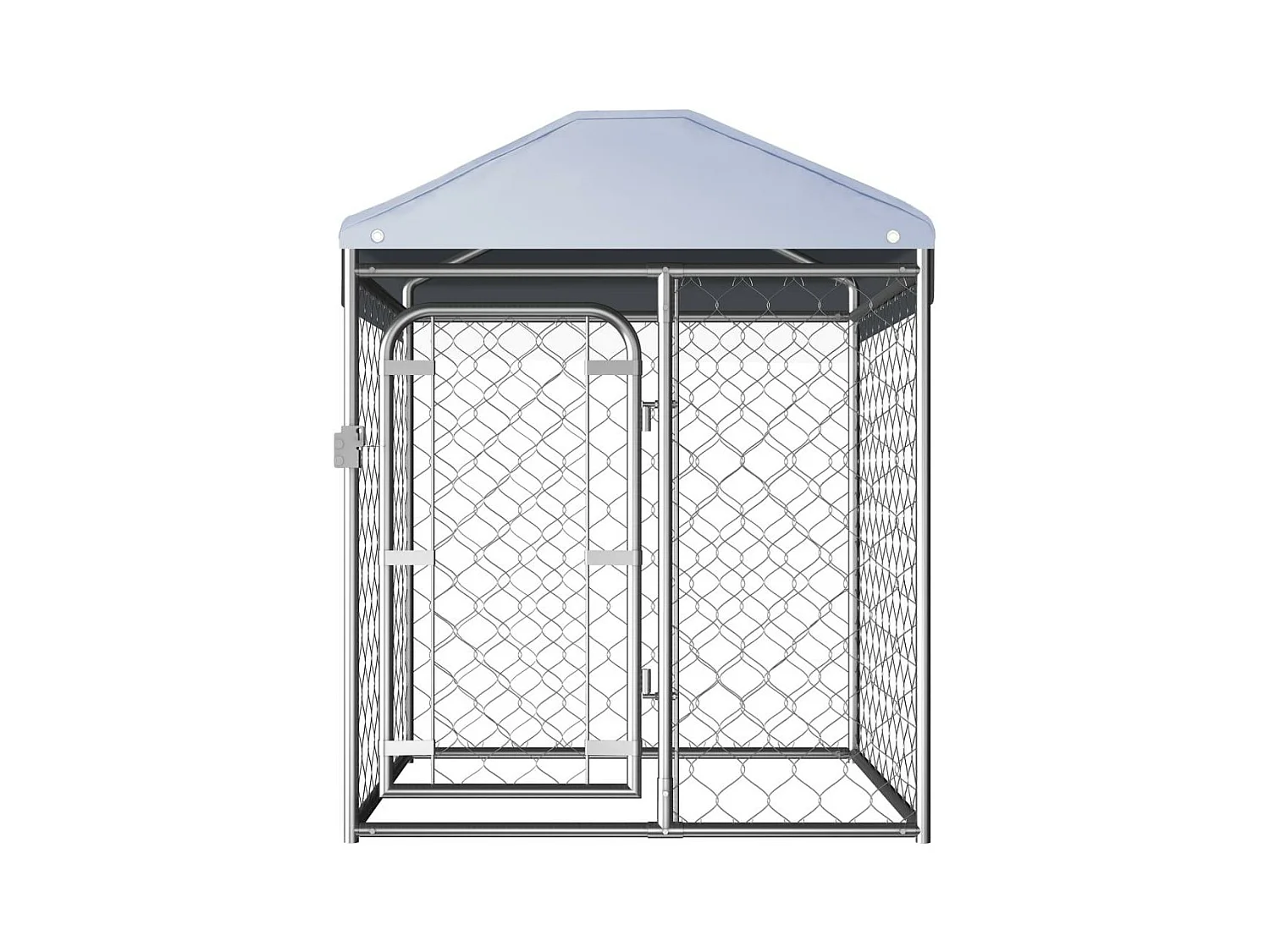 Chenil extérieur cage enclos 100 x 100 x 100 cm 02_0000448
