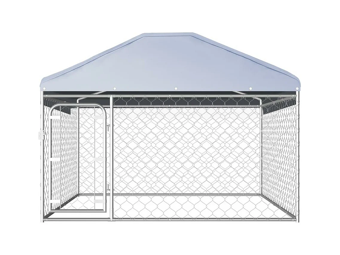 Chenil extérieur cage enclos 200 x 200 x 100 cm 02_0000452