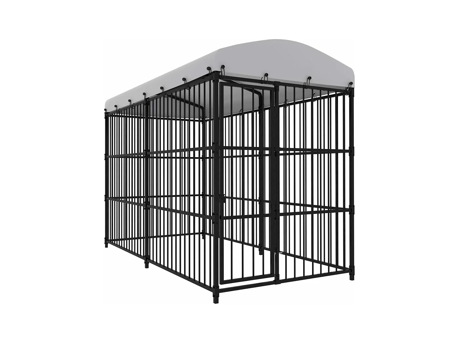 Chenil cage enclos pac noire 300 x 150 x 210 cm 02_0041728