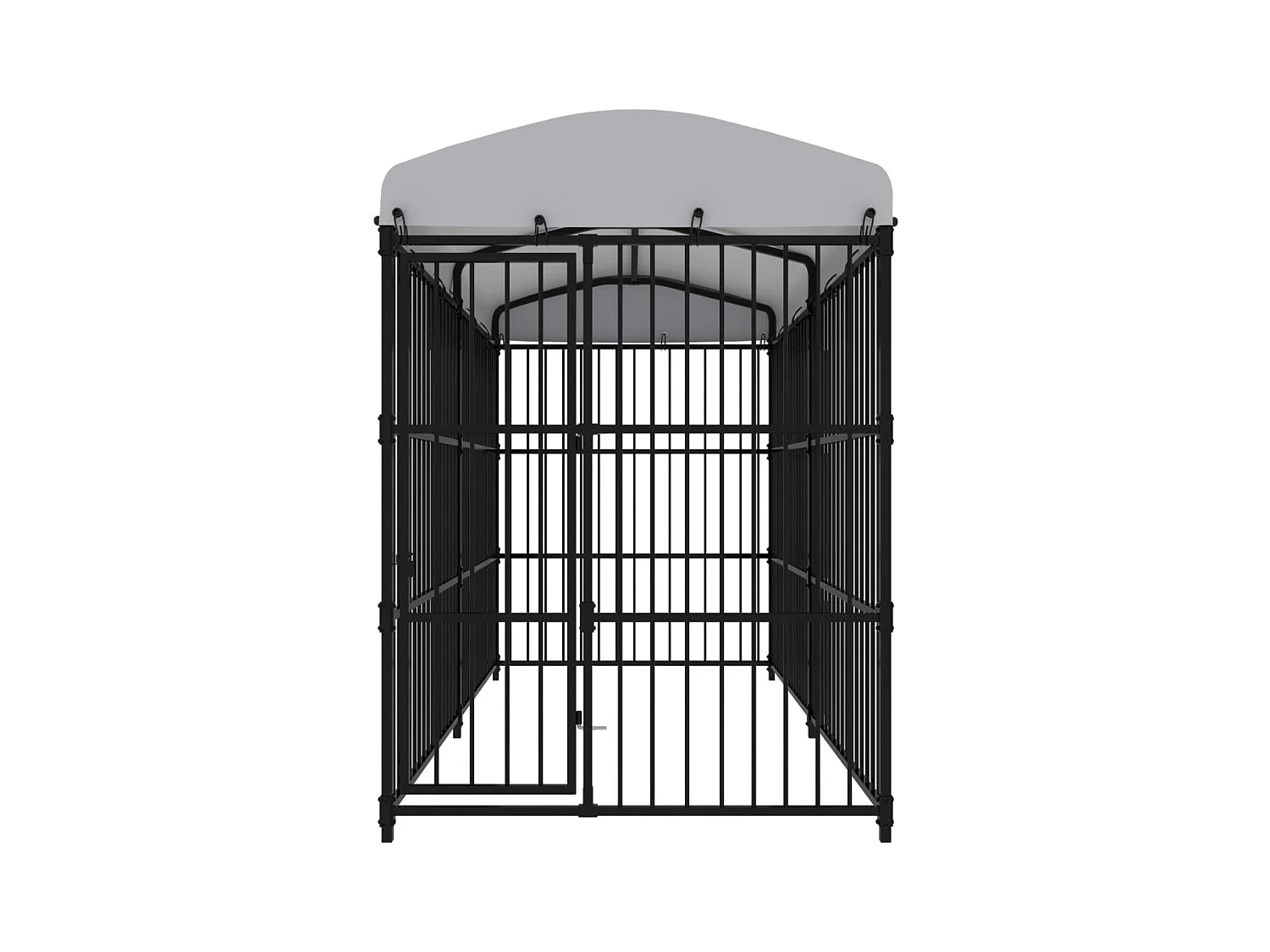 Chenil cage enclos pac noire 300 x 150 x 210 cm 02_0041728