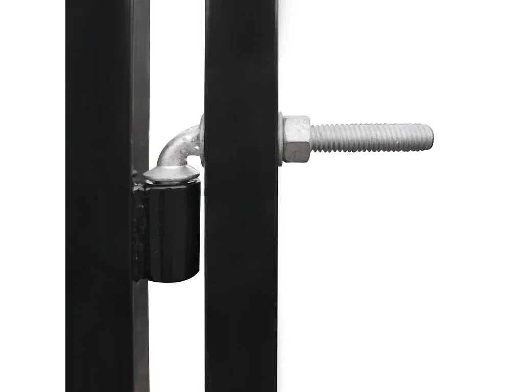 Jaula para perrera exterior con techo para perros 300 x 150 x 210 cm negro 02_0041728