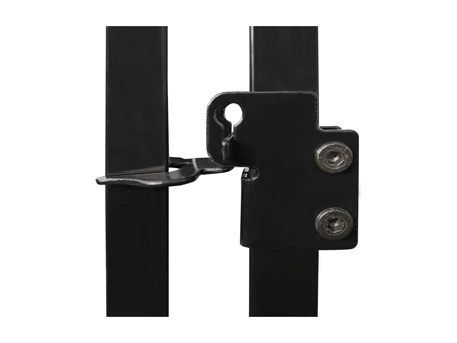 Jaula para perrera exterior con techo para perros 300 x 150 x 210 cm negro 02_0041728