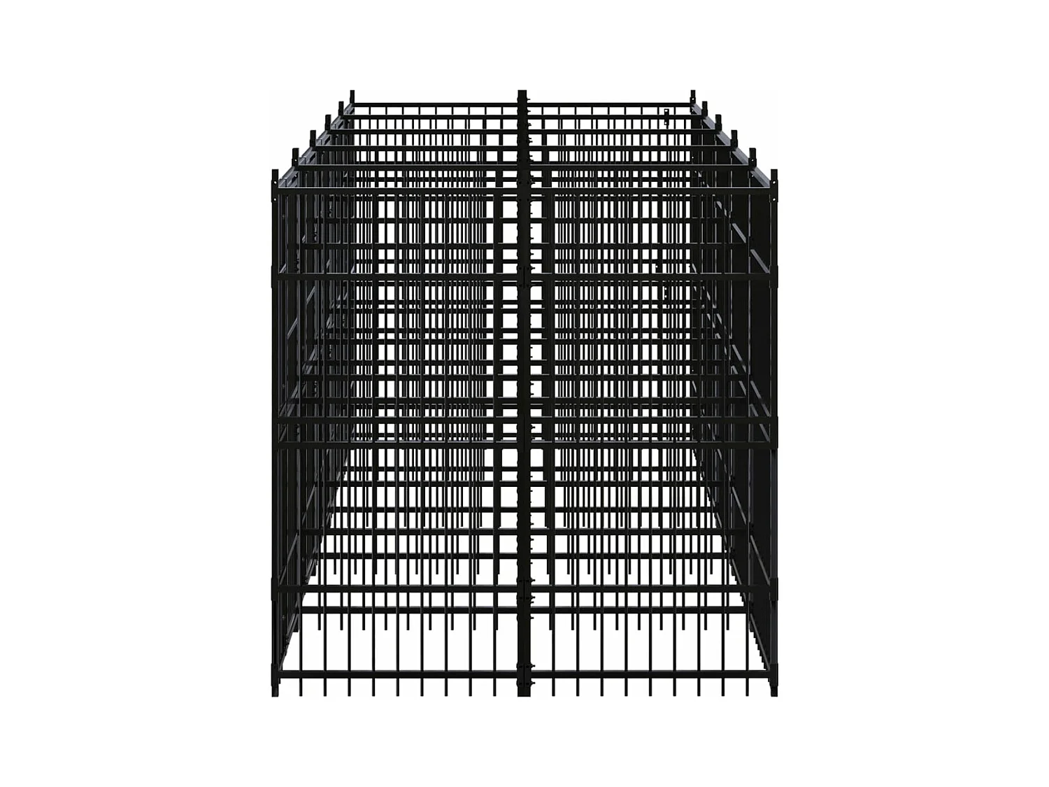 Gaiola para canil outdoor animal pac para cães aço 9,22 m² preto 02_0041887