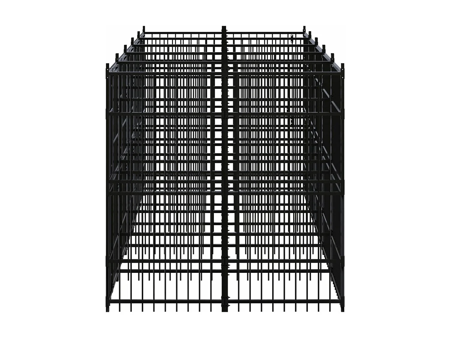 Gaiola para canil outdoor animal pac para cães aço 9,22 m² preto 02_0041887