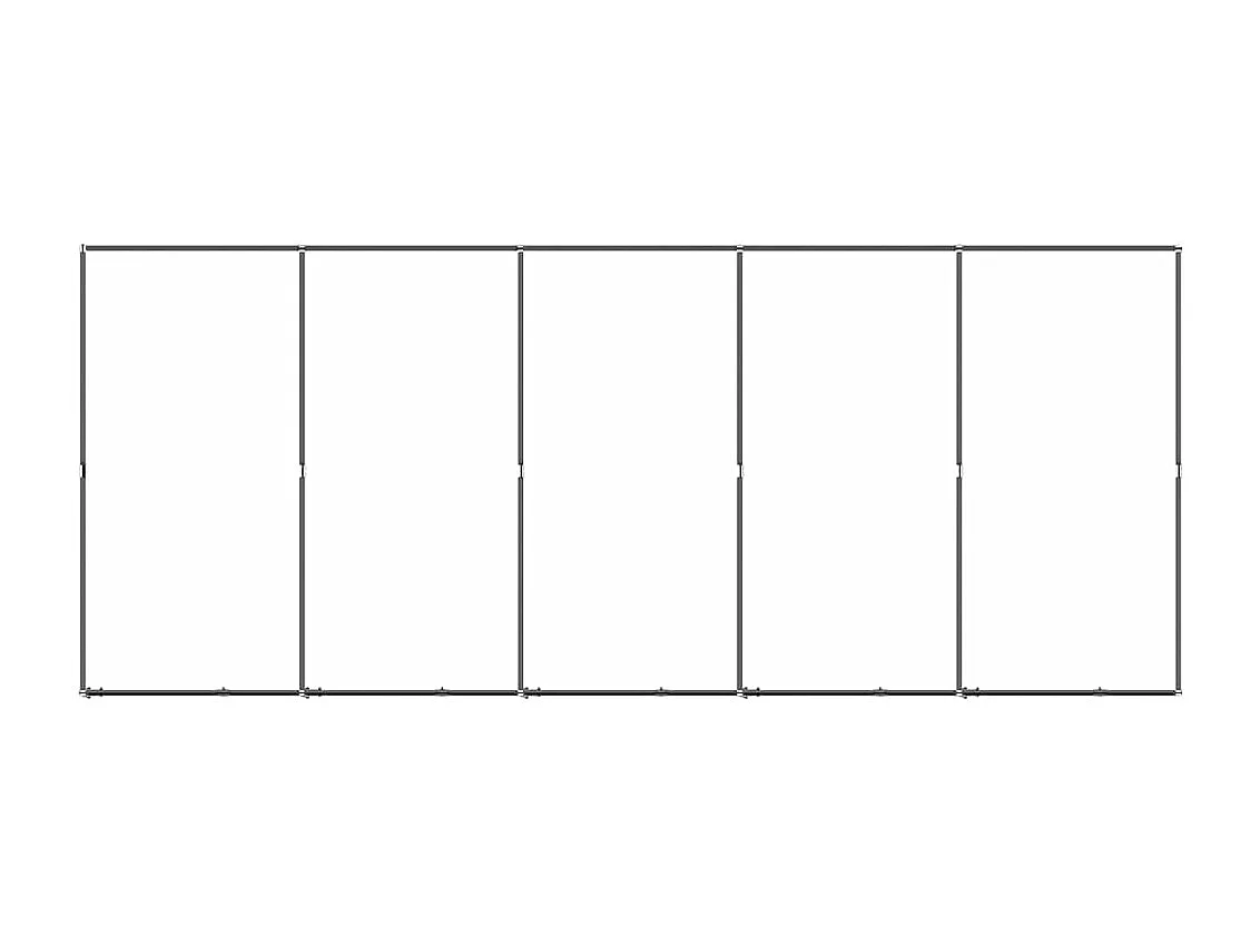 Gaiola para canil outdoor animal pac para cães aço 9,22 m² preto 02_0041887