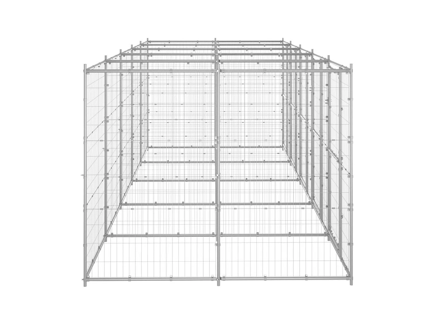 Chenil extérieur cage enclos 550 x 220 x 180 cm 02_0000405