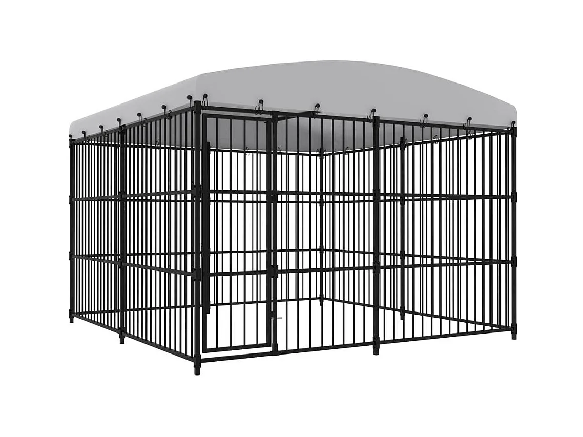 Chenil extérieur cage enclos 300 x 300 x 210 cm 02_0000449