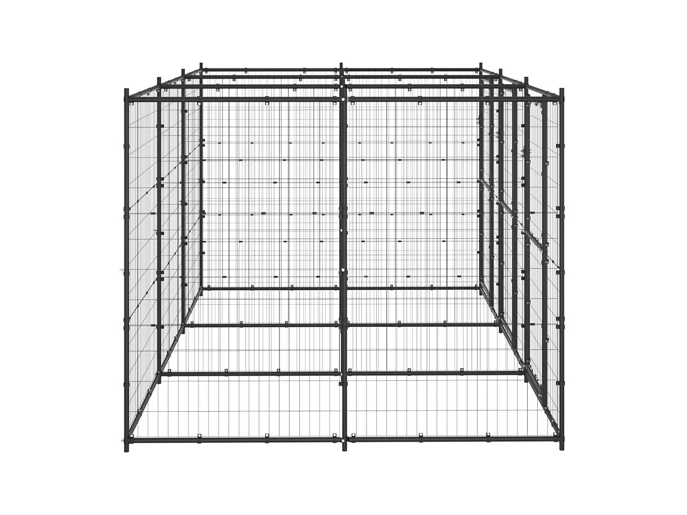 Chenil extérieur cage enclos 330 x 220 x 180 cm 02_0000385