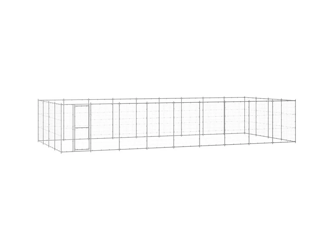 Chenil extérieur cage enclos 990 x 440 x 180 cm 02_0000423
