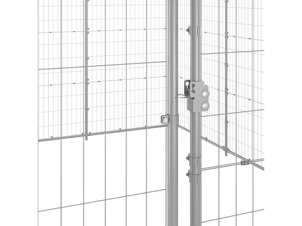 Chenil extérieur cage enclos 990 x 440 x 180 cm 02_0000423