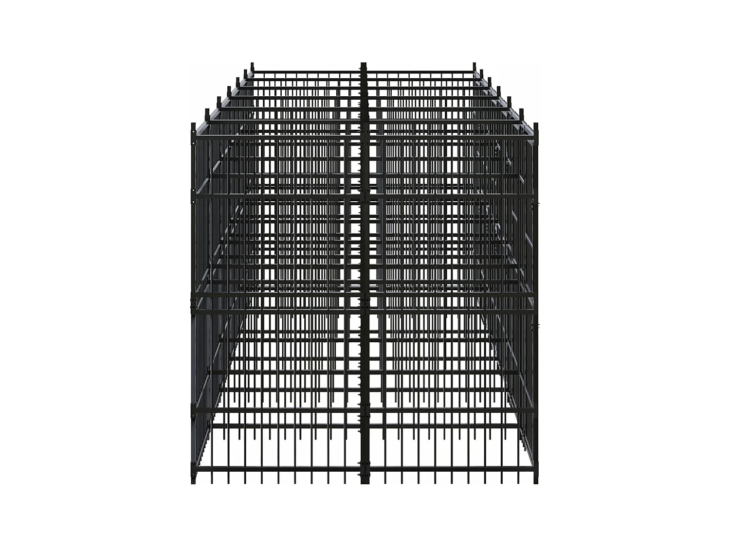 Gaiola para canil outdoor animal pac para cães aço 11,06 m² preto 02_0041778