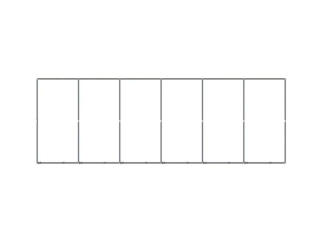 Gaiola para canil outdoor animal pac para cães aço 11,06 m² preto 02_0041778