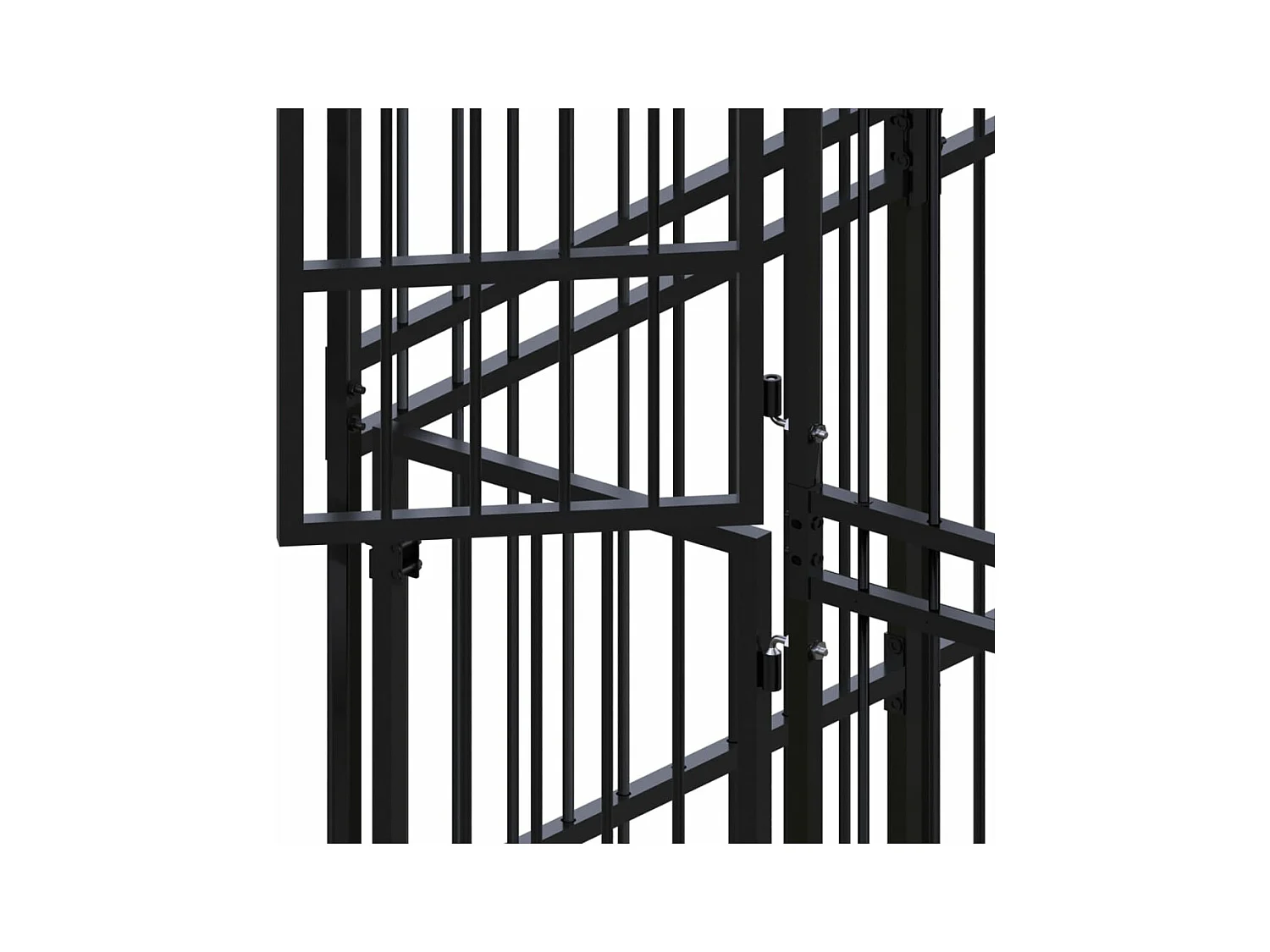 Gaiola para canil outdoor animal pac para cães aço 11,06 m² preto 02_0041778