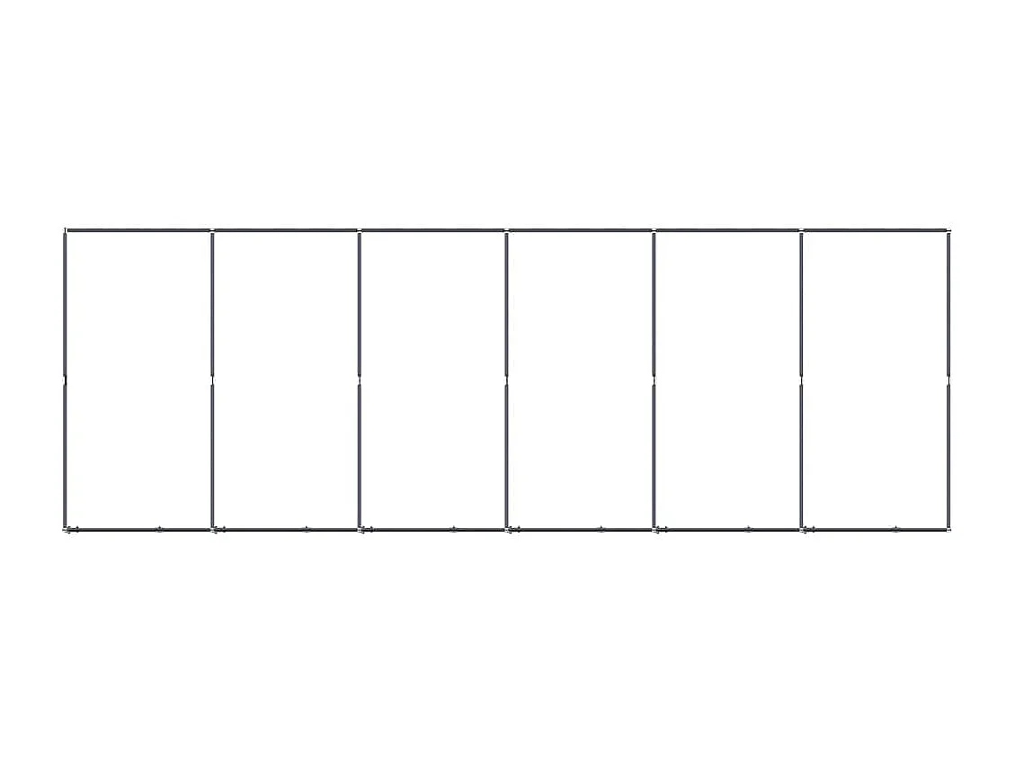 Gaiola para canil outdoor animal pac para cães aço 11,06 m² preto 02_0041778