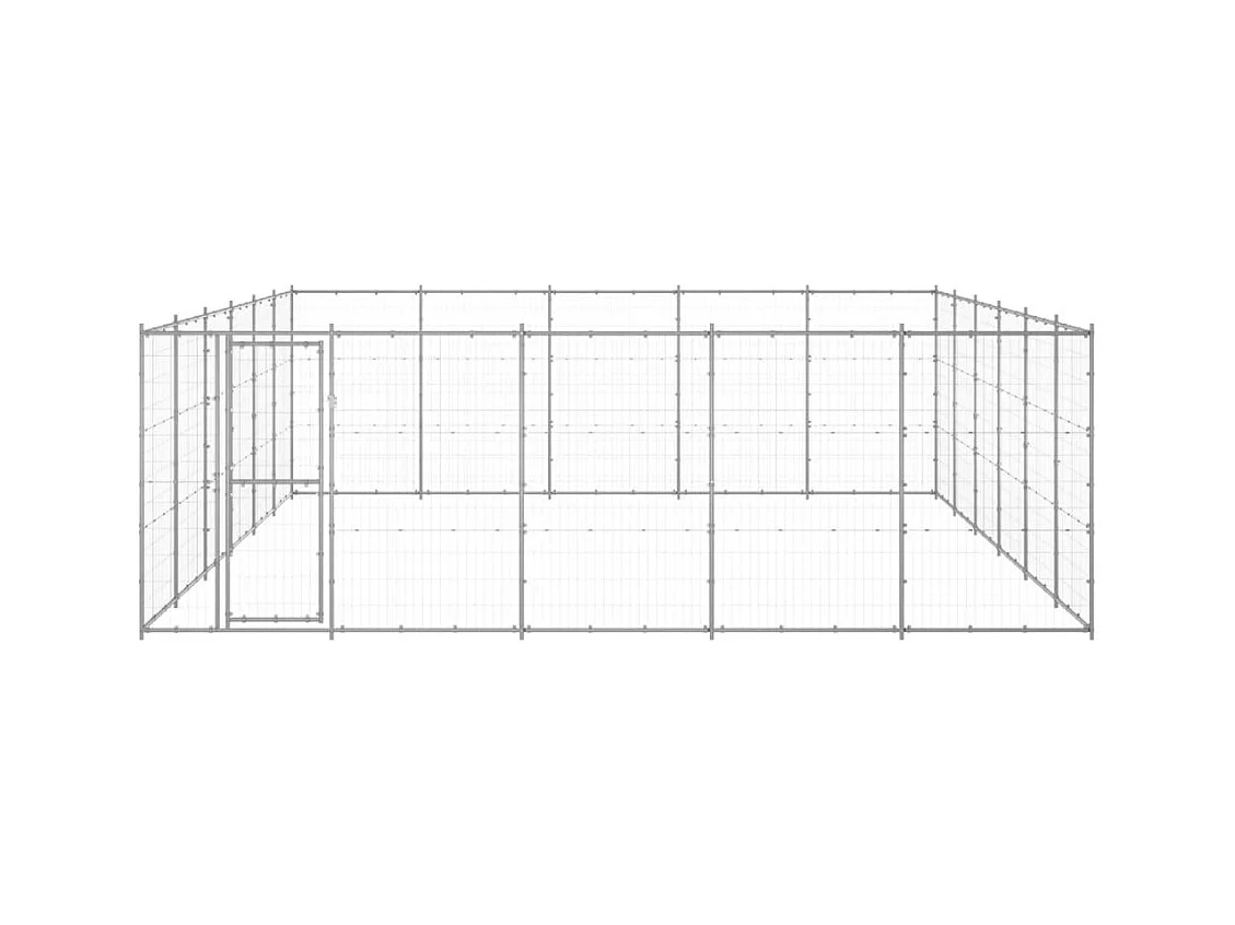 Chenil extérieur cage enclos 550 x 660 x 180 cm 02_0000421