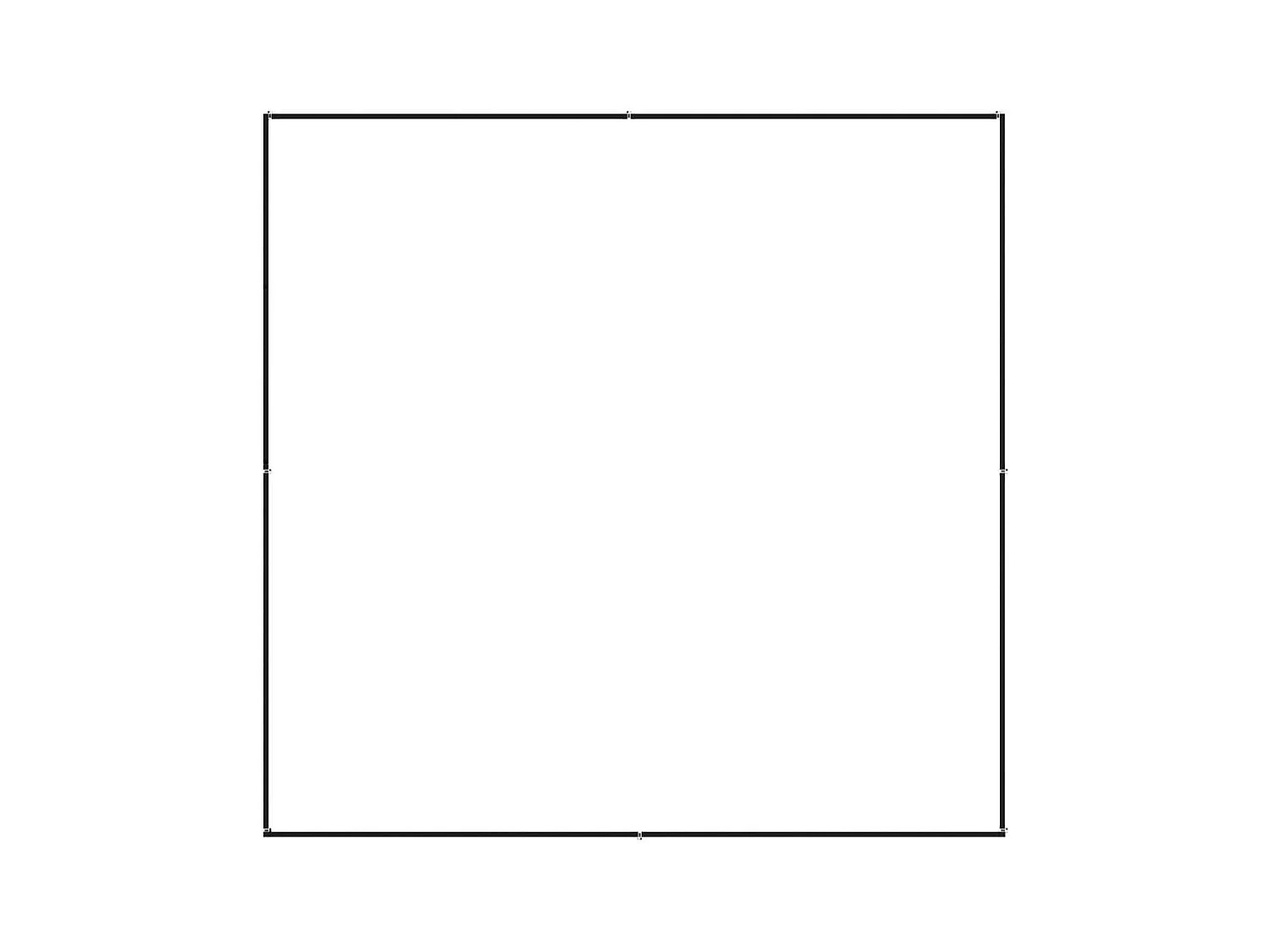 Chenil extérieur cage enclos noire 200 x 200 x 70 cm 02_0000531