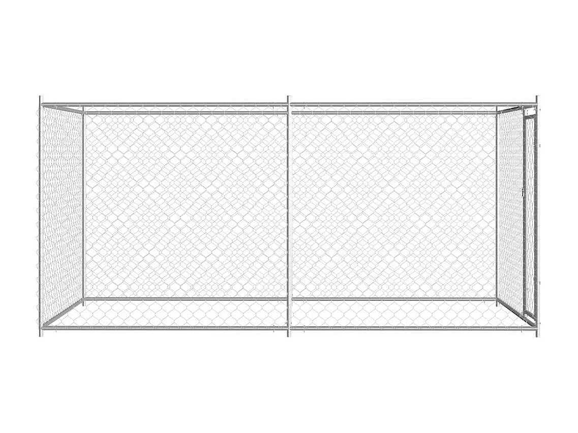 Gaiola para canil ao ar livre cercadinho para animais ao ar livre para cães 382 x 192 x 185 cm 02_0000350