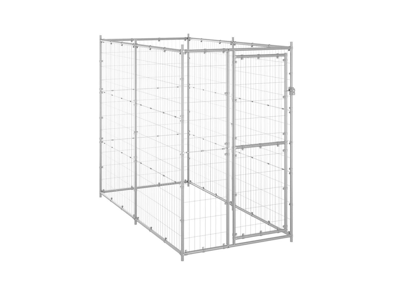 Chenil extérieur cage enclos 110 x 220 x 180 cm 02_0000469