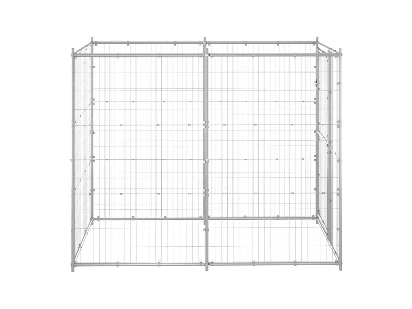 Chenil extérieur cage enclos 110 x 220 x 180 cm 02_0000469