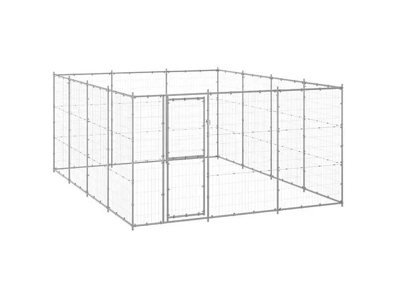 Chenil extérieur cage enclos 330 x 440 x 180 cm 02_0000408