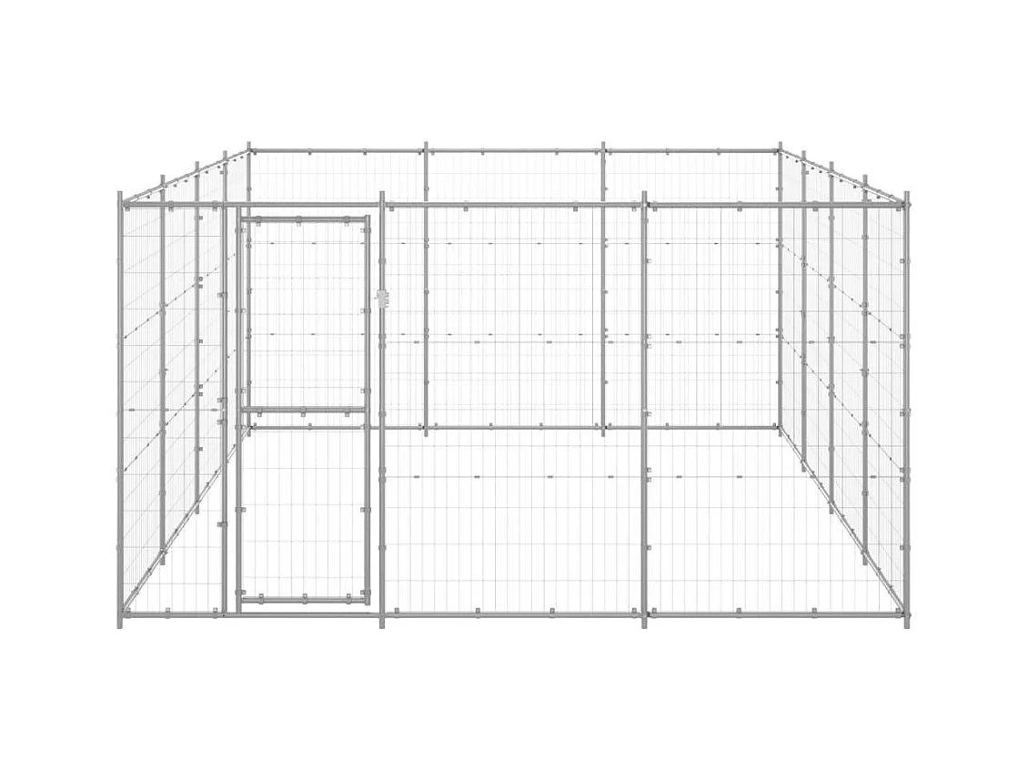 Chenil extérieur cage enclos 330 x 440 x 180 cm 02_0000408