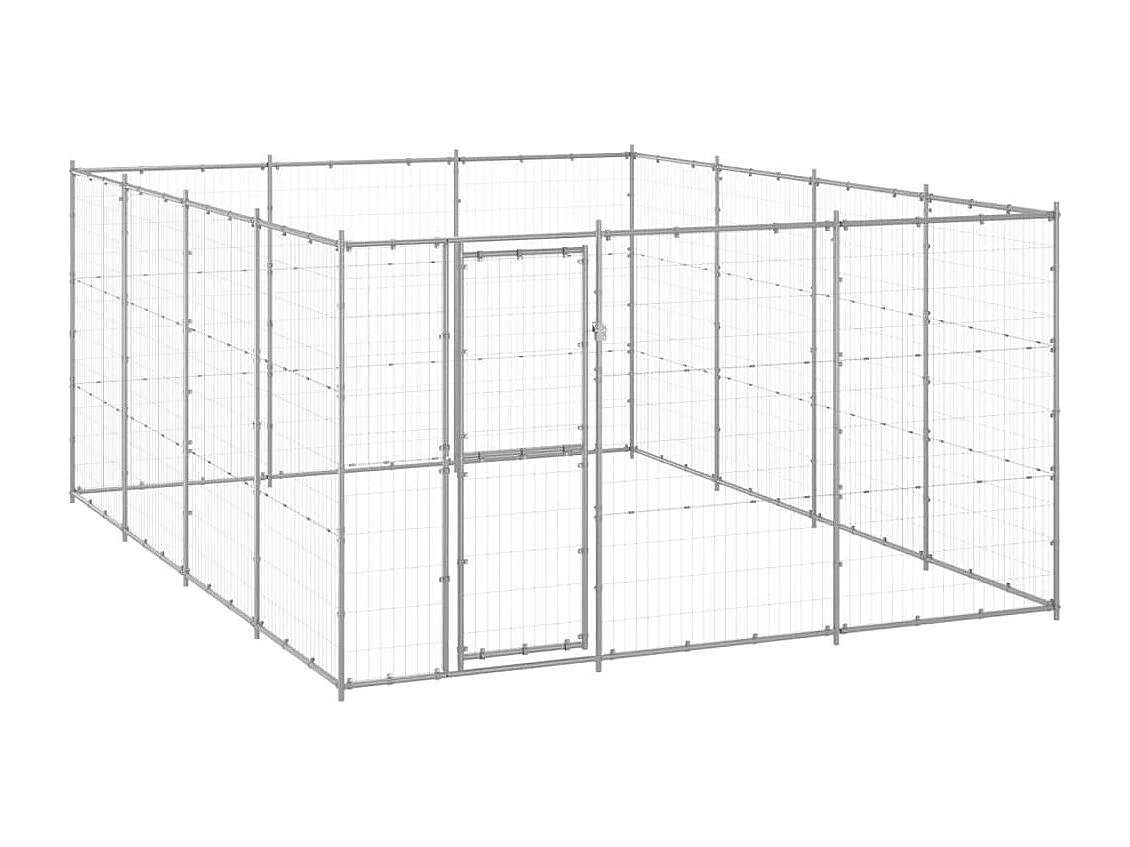 Chenil extérieur cage enclos 330 x 440 x 180 cm 02_0000408